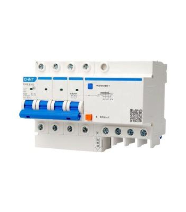 Дифференциальный автоматический выключатель NXBLE-63 4P C6 300mA тип AC  6kA (R), фото