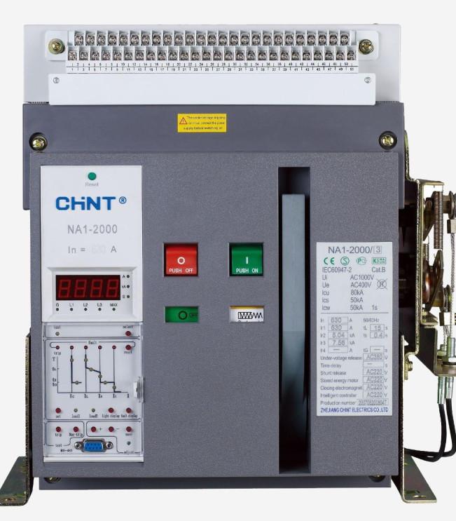 Воздушный автоматический выключатель NA1-2000-800M/3P стац., 800A, 80kA, тип М, AC220В (R), фото