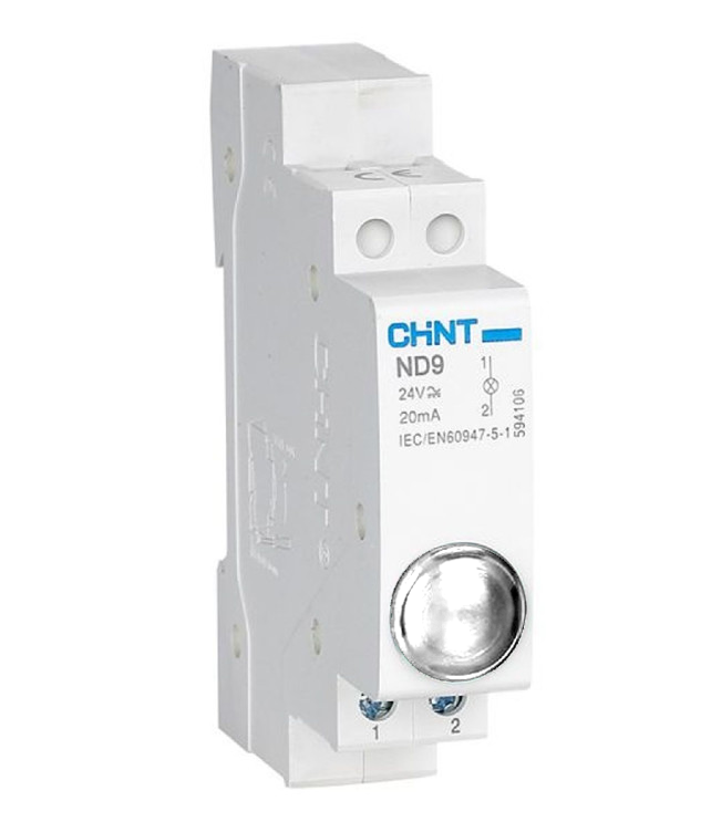 Индикатор ND9-1/w белый, AC/DC230В (LED) (R), фото