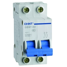 Автоматический выключатель DZ47-60 2P 10A 4.5KA х-ка D, фото
