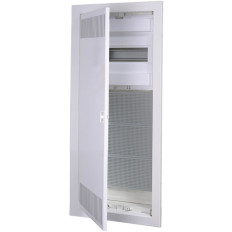 U48, Щит встраиваемый комбинированный 4/1 с металл. дверцей, IP30, фото