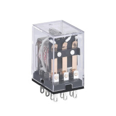 Промежуточное реле JZX-22F(D) 2 конт. с инд. LED 5А 110В AC (R), фото