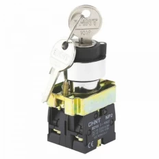 Переключатель NP2-BG23, 2 положения фиксацией, 2НО, IP40 (R), фото