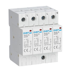 Ограничитель импульсных перенапряжений NU6-II 4Р In=25kA Uc=460B Im=60kA (R), фото