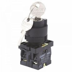 Переключатель NP2-EG41, 2 положения с возвратом, 1НО IP40, фото