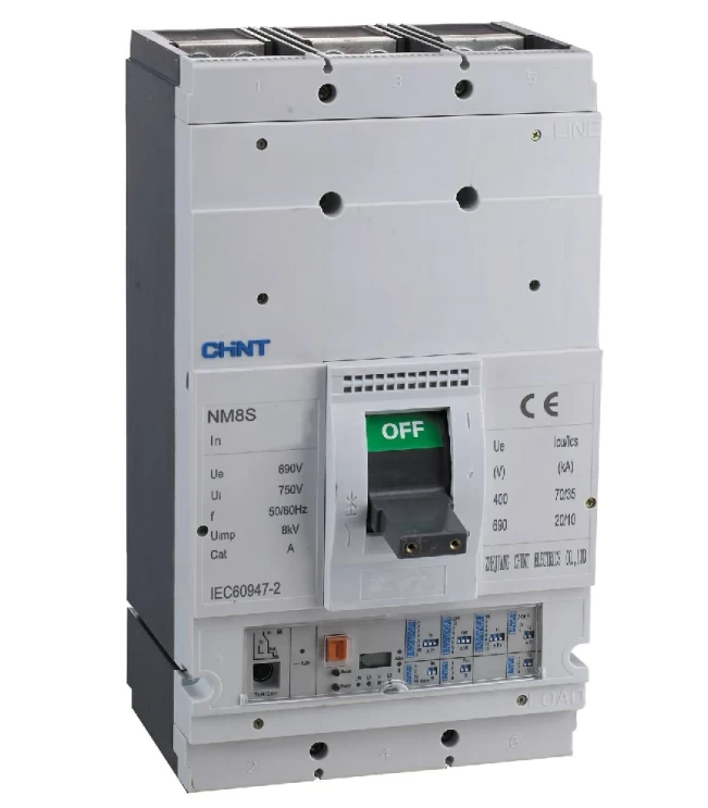 Автоматический выключатель NM8S-1250S/3P 1000А 50кА с электронным расцепителем, фото
