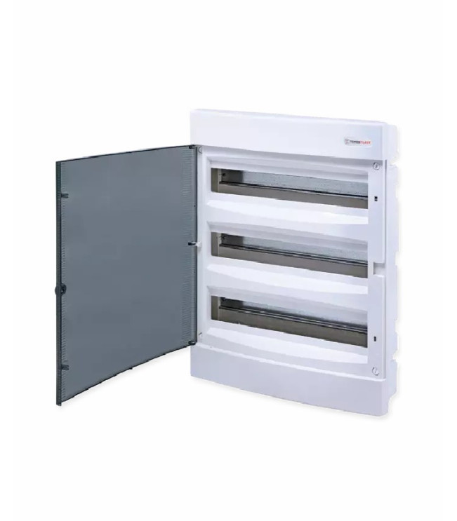 U3x18C, Щит встраиваемый, 3 ряда, 54 мод., прозрач. дверца, IP40 , фото
