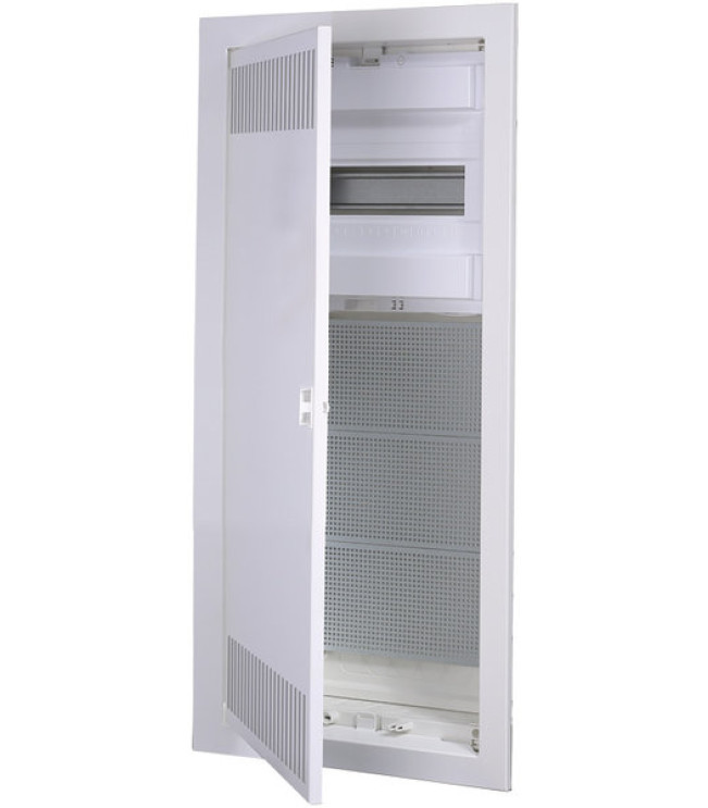 U48, Щит встраиваемый комбинированный 4/1 с металл. дверцей, IP30, фото