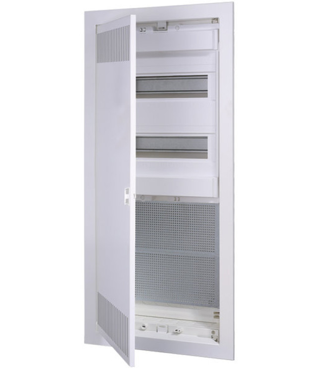 U48, Щит встраиваемый комбинированный 4/2 с металл. дверцей, IP30, фото
