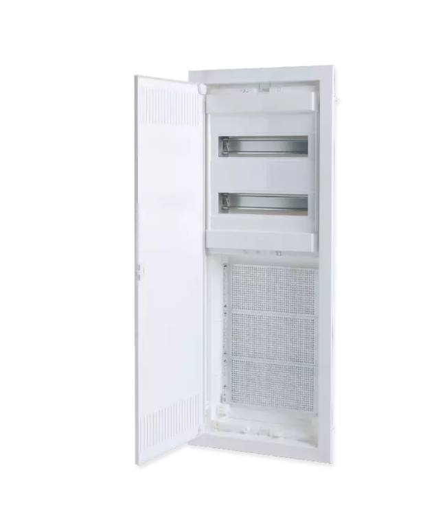 U60, Щит встраиваемый комбинированный 5/2 с металл. дверцей, IP30, фото