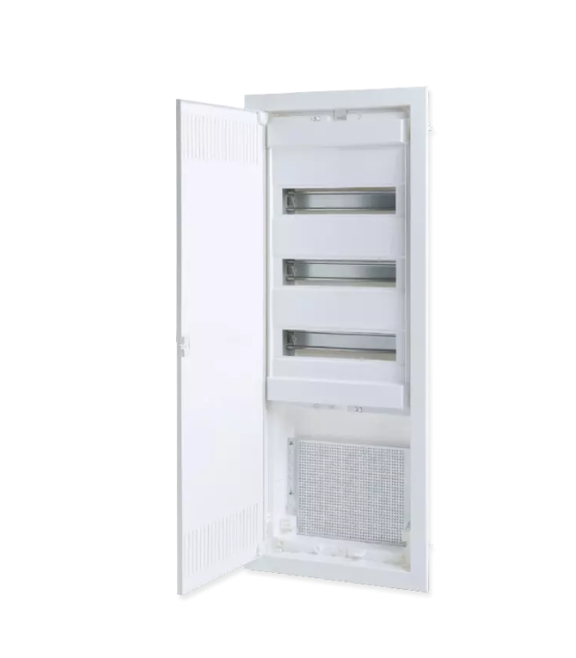 U60, Щит встраиваемый комбинированный 5/3 с металл. дверцей, IP30, фото