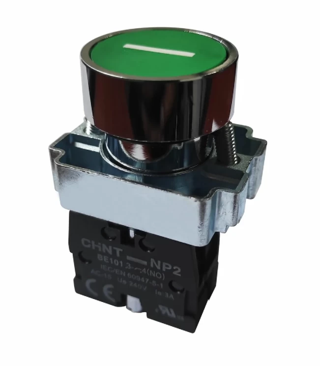 Кнопка управления NP2-BA3311 маркировкой, 1НО, IP40 (R), фото