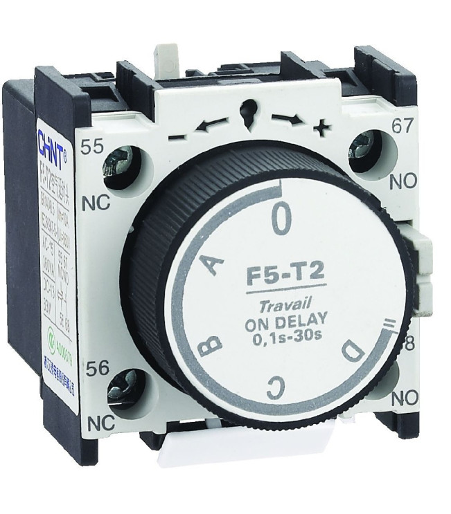 Приставка выдержка времени F5-D0 к контактору NC1, NC2 и NXC (R), фото