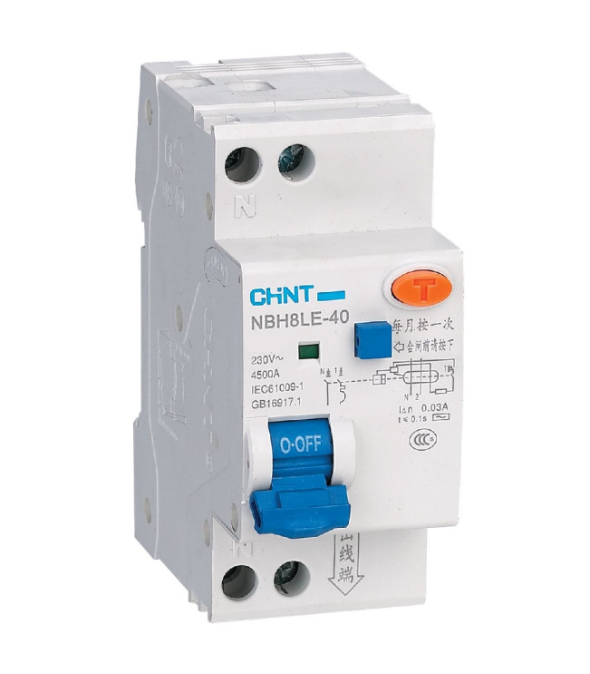 Дифференциальный автоматический выключатель NBH8LE-40 1P+N 32A 30mA х-ка С 4,5кА (R), фото