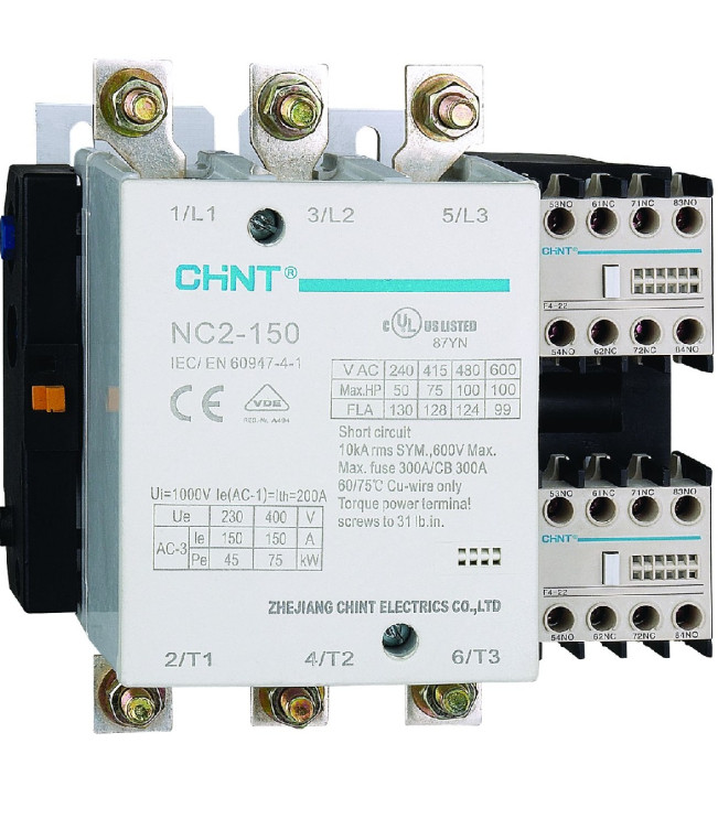 Контактор NC2-150NS реверс 150A 230В/АС3 50Гц (R), фото