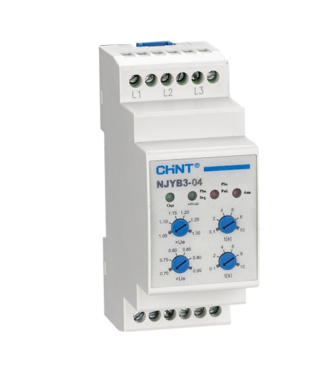 Реле контроль фаз NJYB3-15 AC220V (R), фото