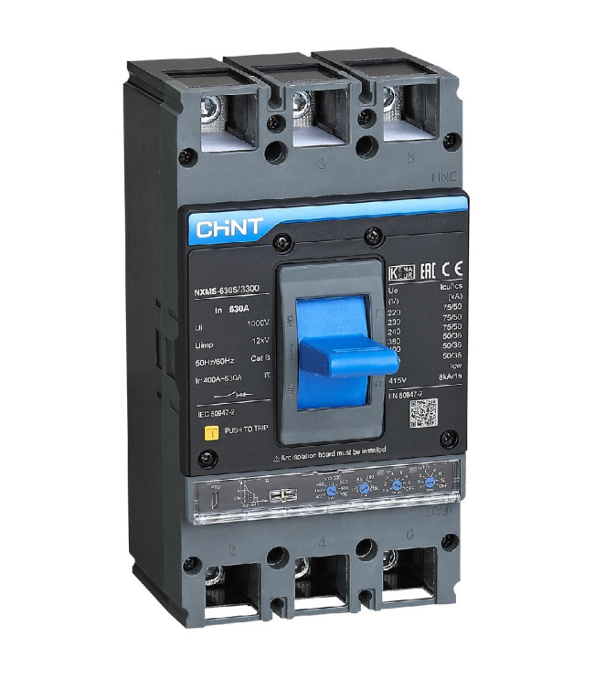 Автоматический выключатель NXMS-1000H/3Р 800A 70кА с электронным расцепителем (R), фото
