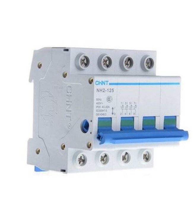 Выключатель нагрузки NH2-125 4P 100A (R), фото