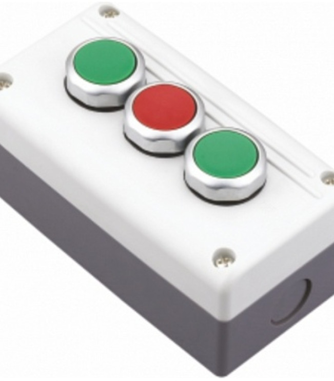 Кнопочный пост NPH1-3001, 1НО+1НЗ +1НО (R)(CHINT), фото