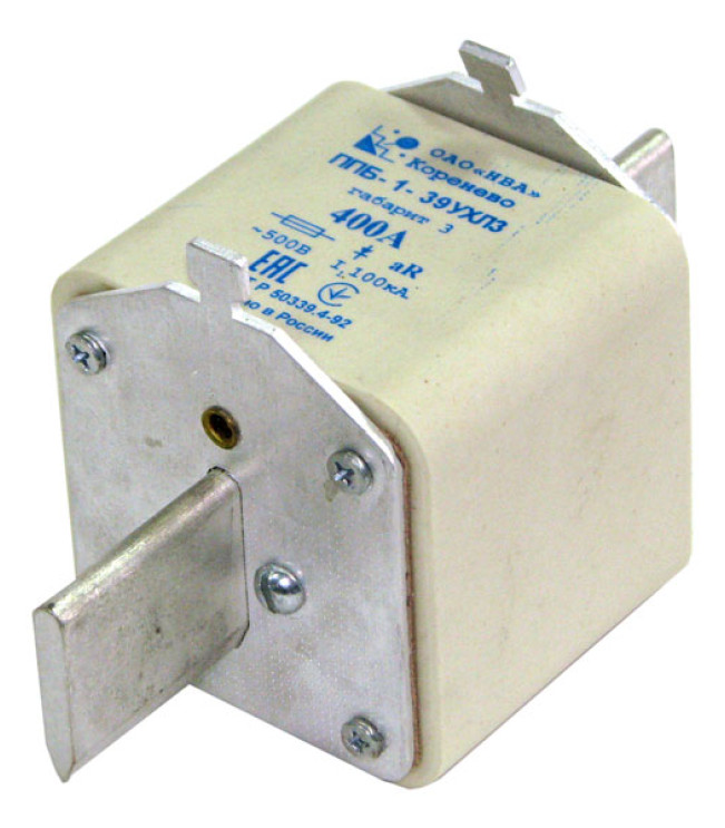 Предохранитель ППБ-1-39-3-20-630А-УХЛЗ-690В-НВА, фото